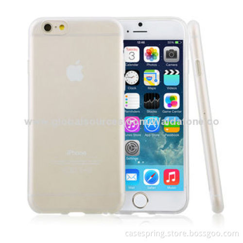 TPU cases for iPhone 6, transparent TPU soft shell